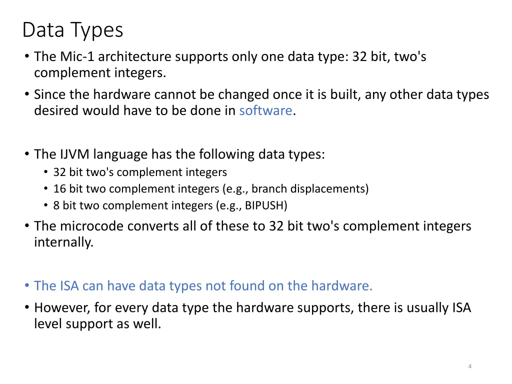 data types