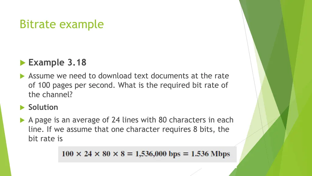 bitrate example