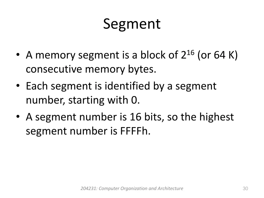 segment