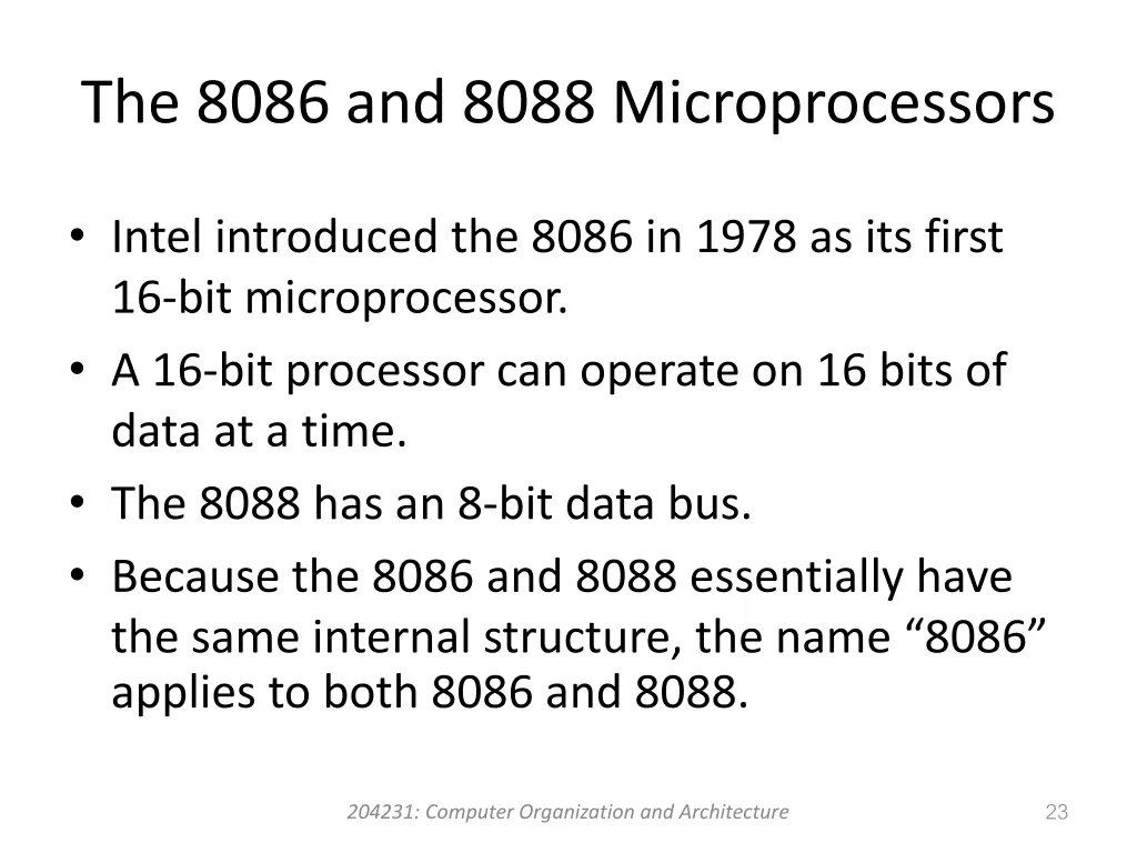 the 8086 and 8088 microprocessors