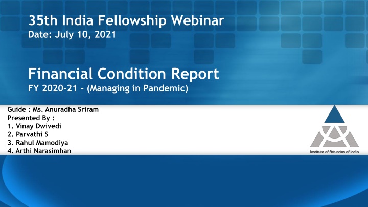 35th india fellowship webinar date july 10 2021