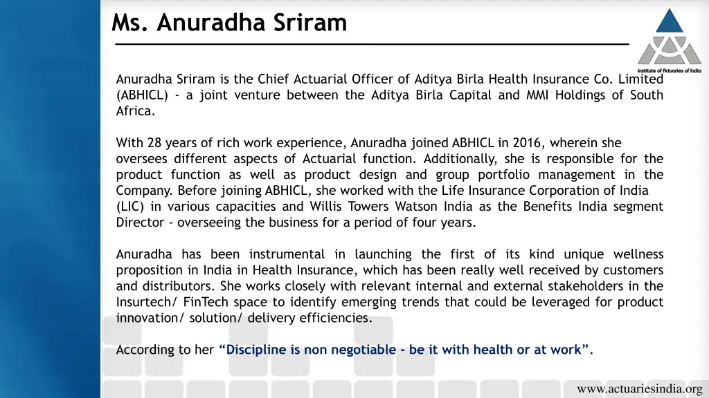 ms anuradha sriram