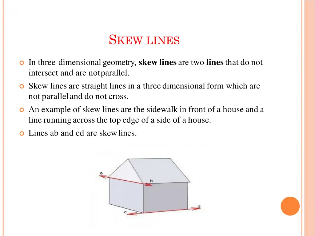 s kew lines