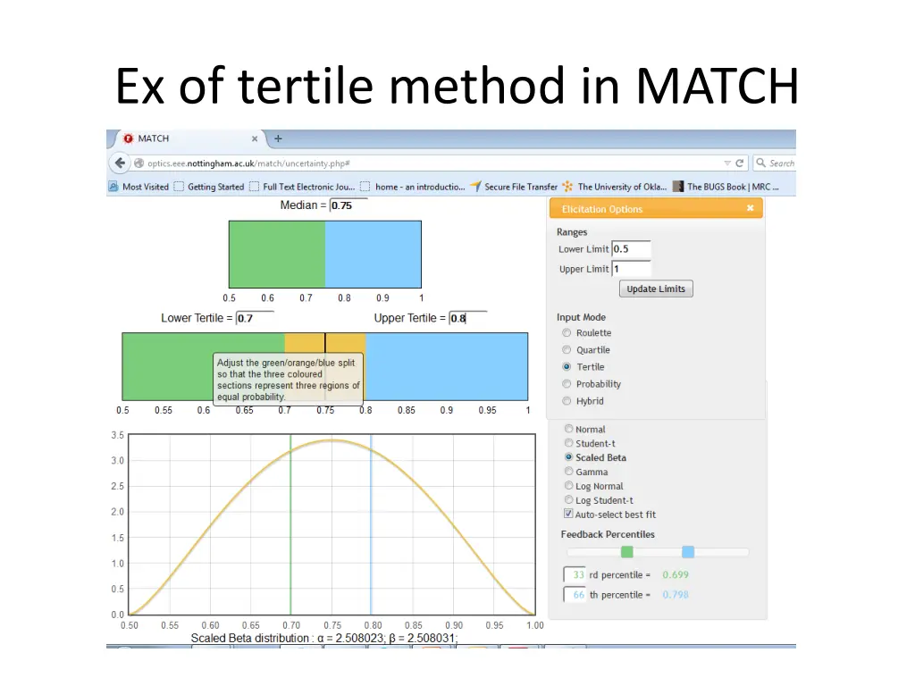 ex of tertile method in match