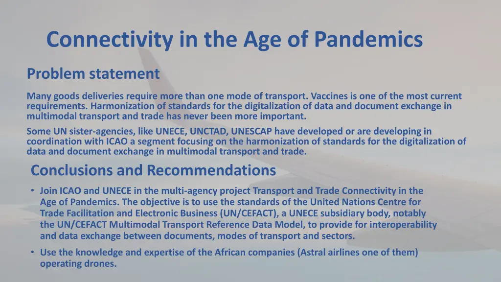 connectivity in the age of pandemics