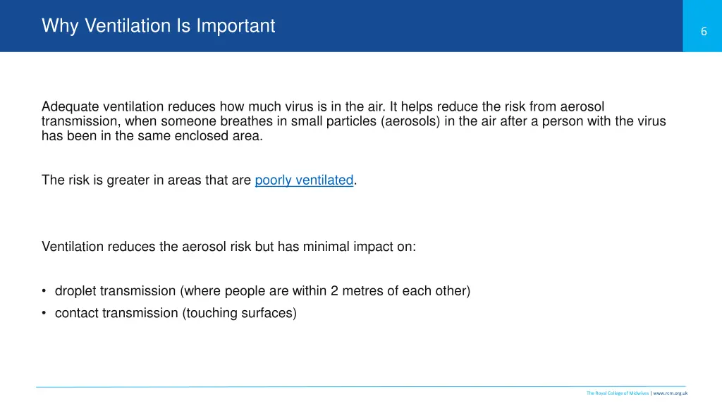 why ventilation is important