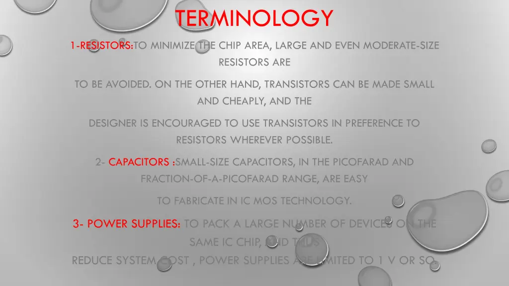 terminology