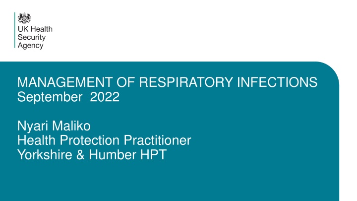 management of respiratory infections september