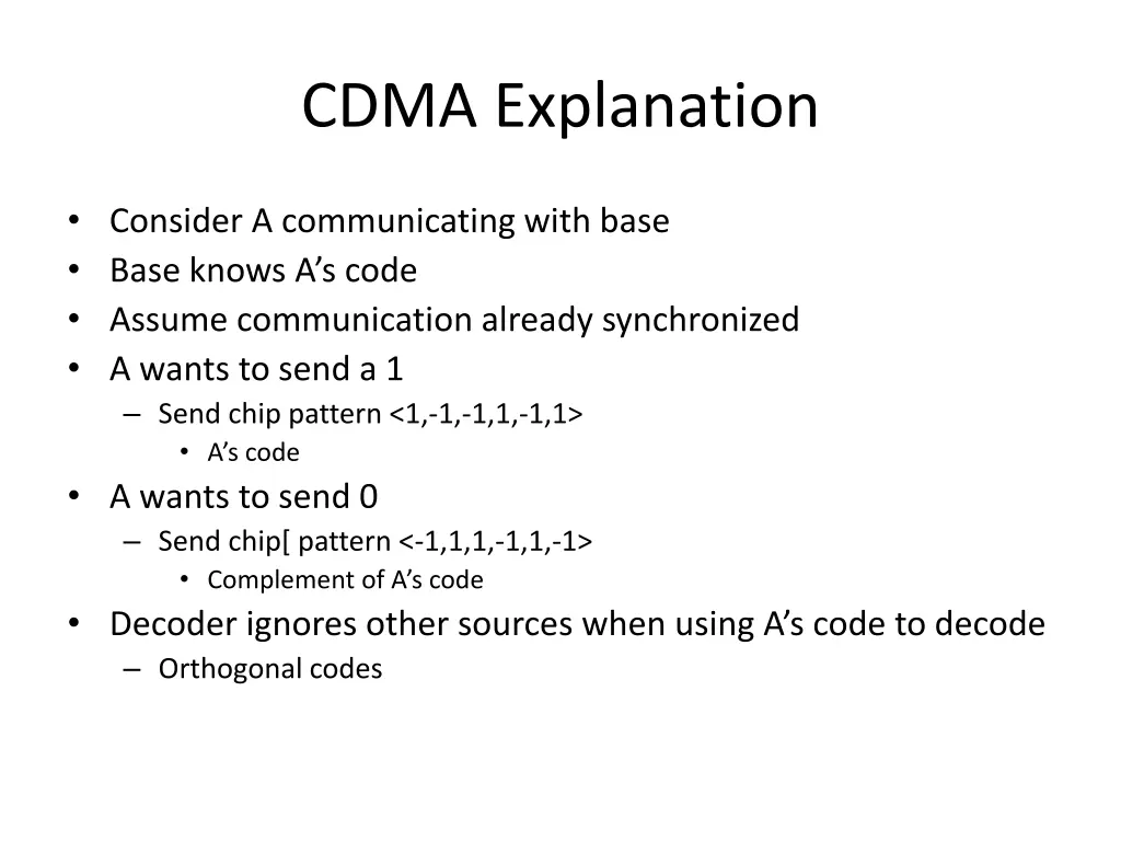 cdma explanation