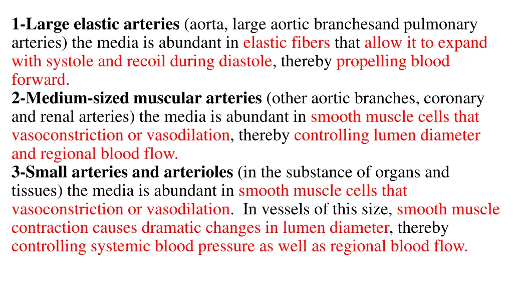 1 large elastic arteries aorta large aortic