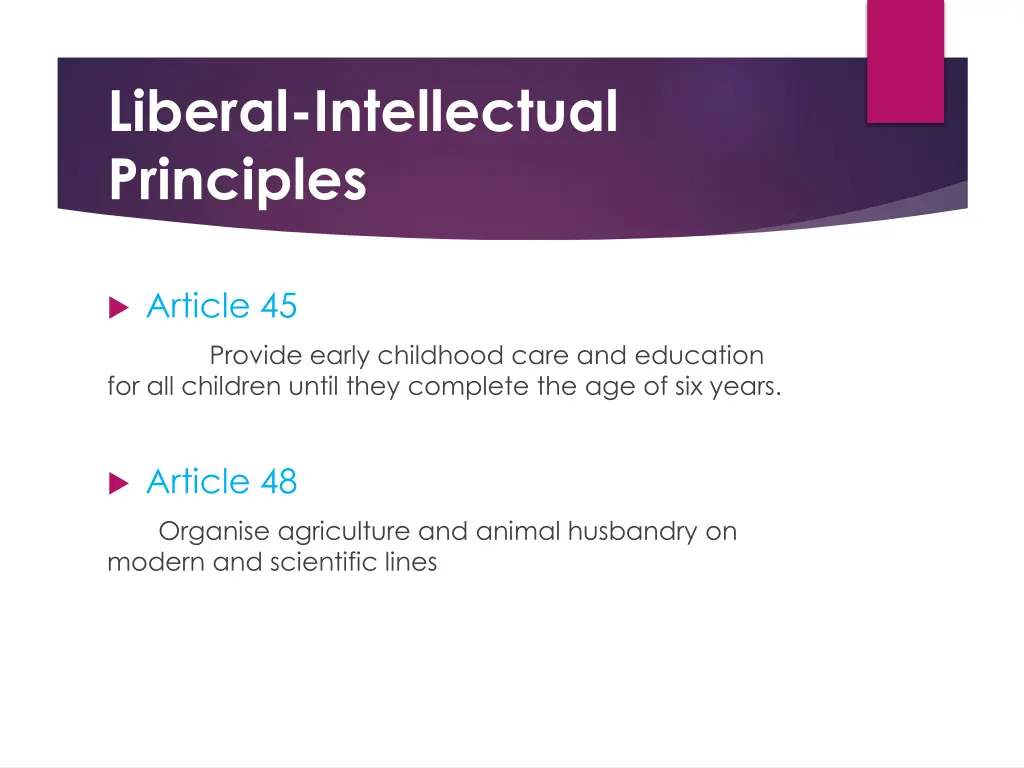 liberal intellectual principles 1