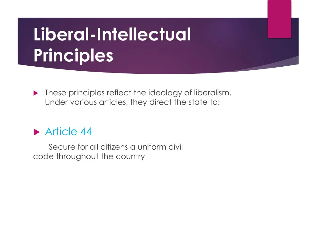 liberal intellectual principles