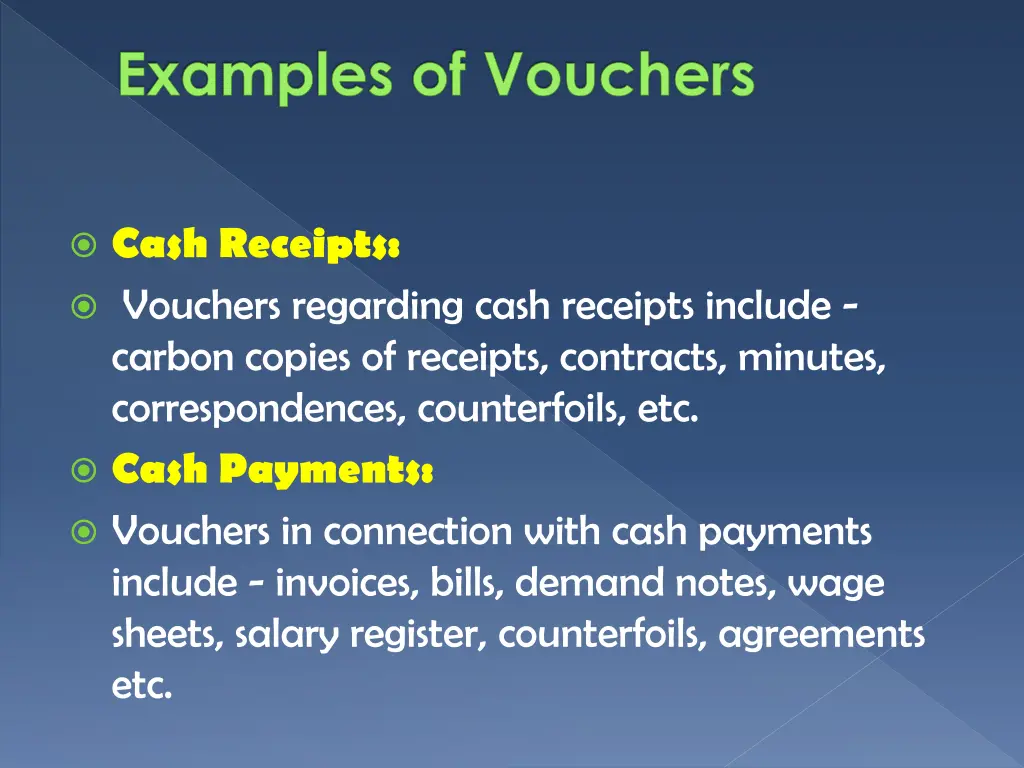 examples of vouchers