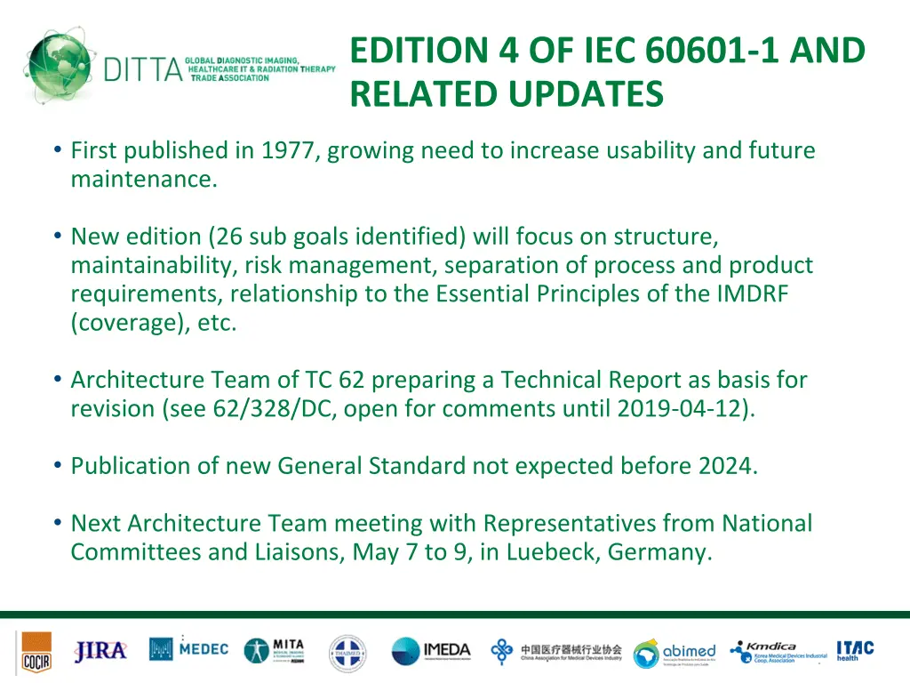 edition 4 of iec 60601 1 and related updates