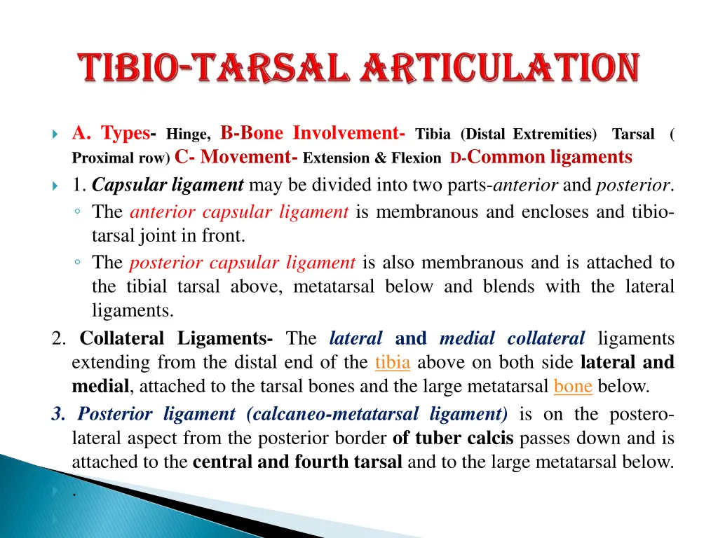 a types hinge b bone involvement tibia distal