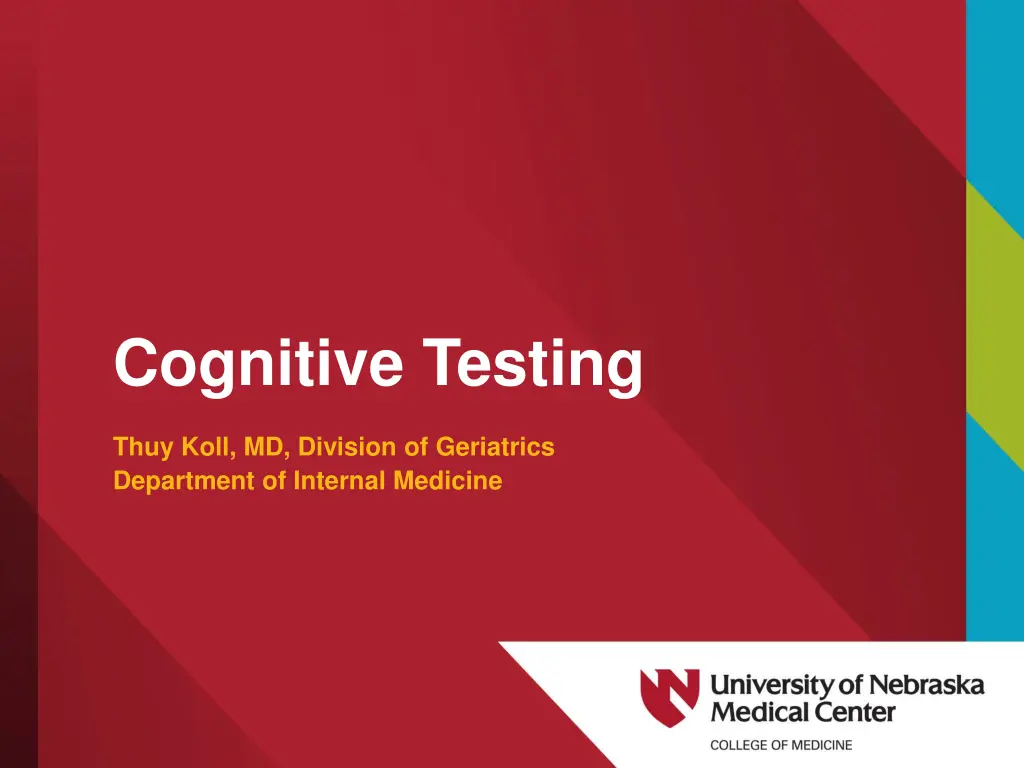 cognitive testing