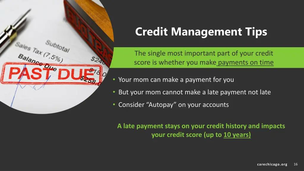 credit management tips