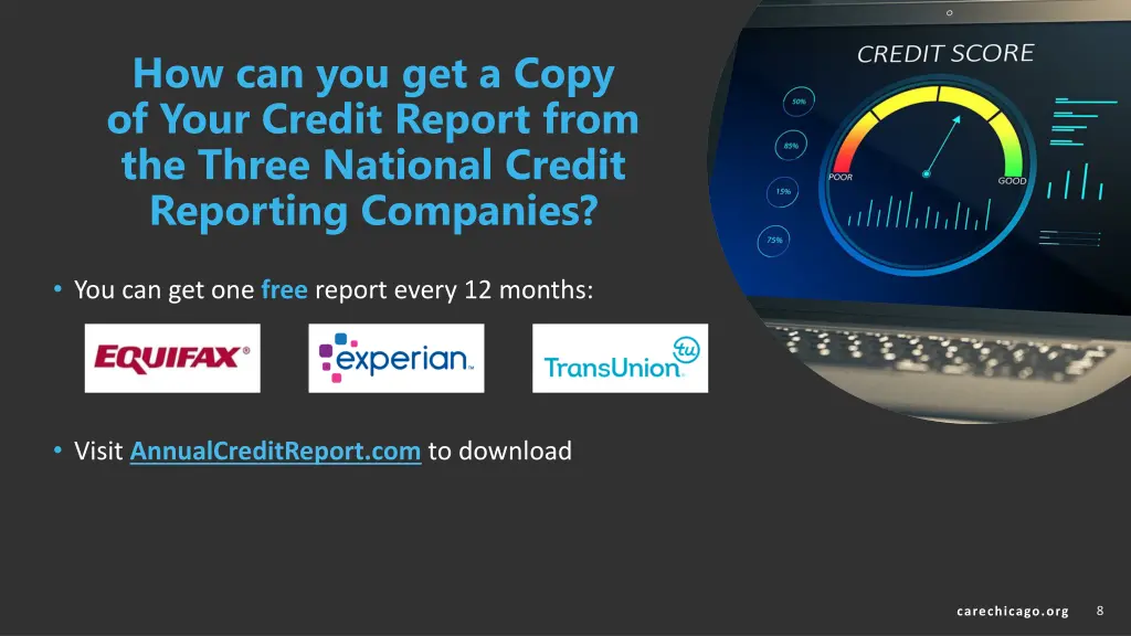 how can you get a copy of your credit report from