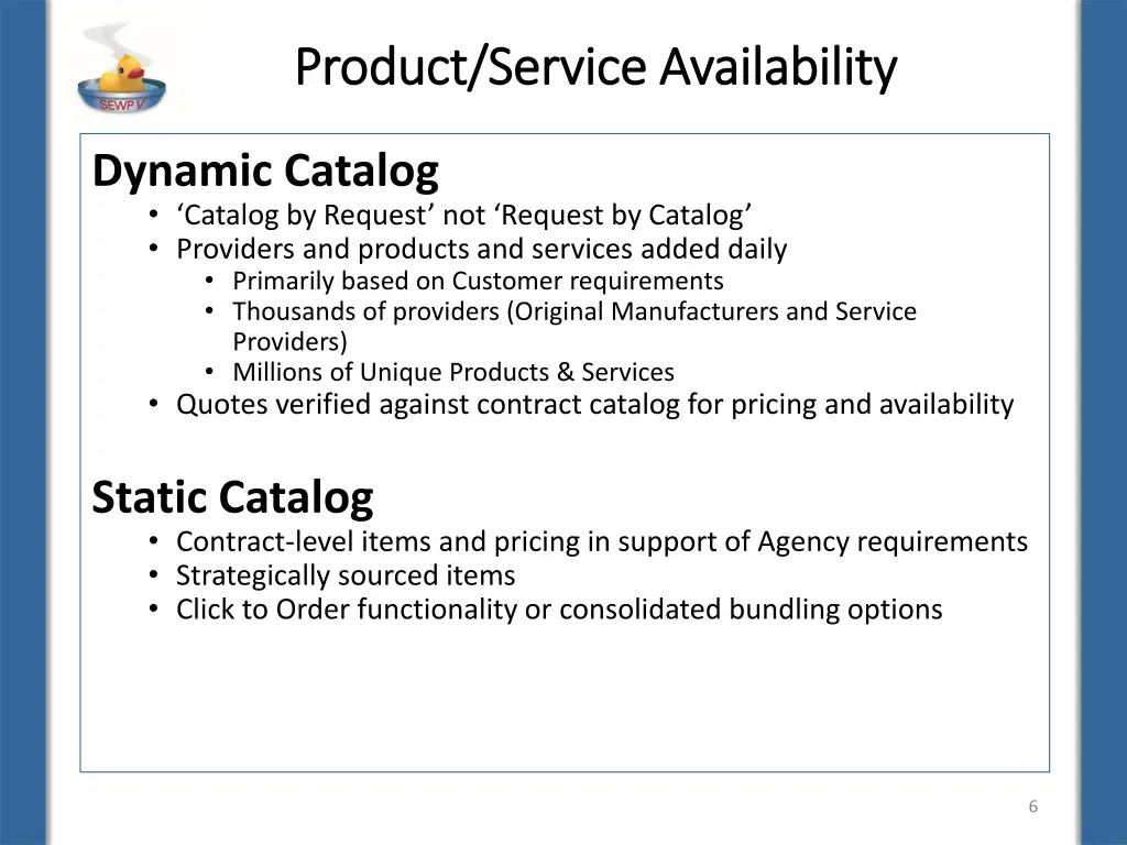 product service availability product service