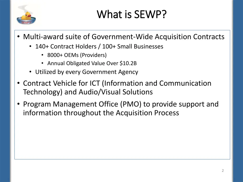 what is sewp what is sewp