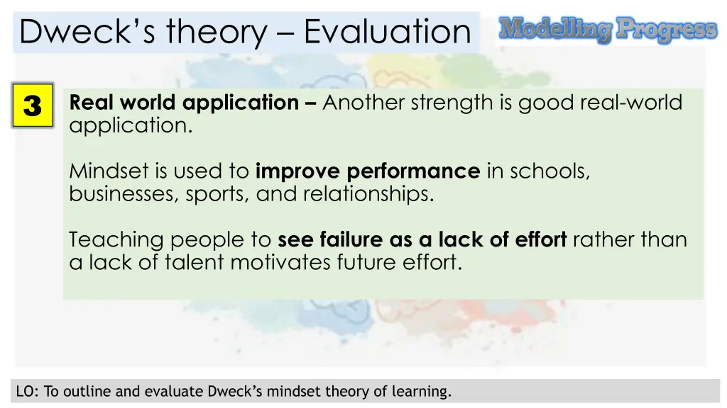 dweck s theory evaluation 2