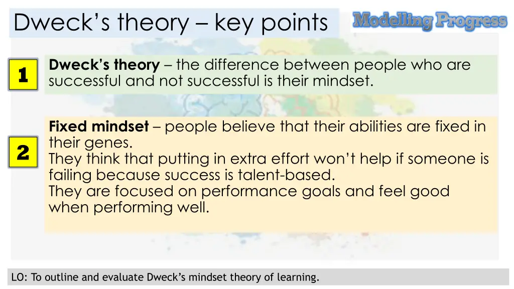 dweck s theory key points