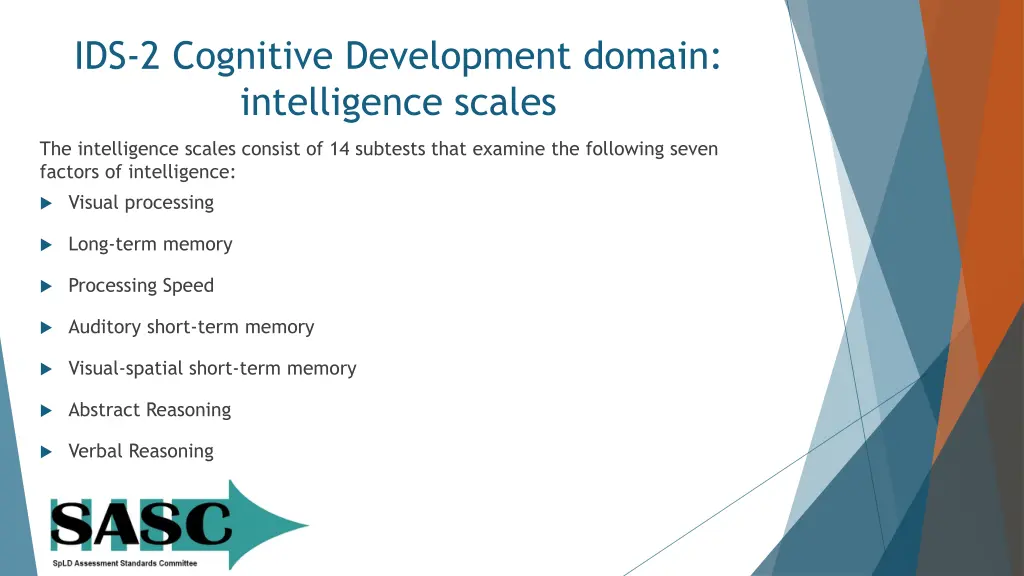 ids 2 cognitive development domain intelligence