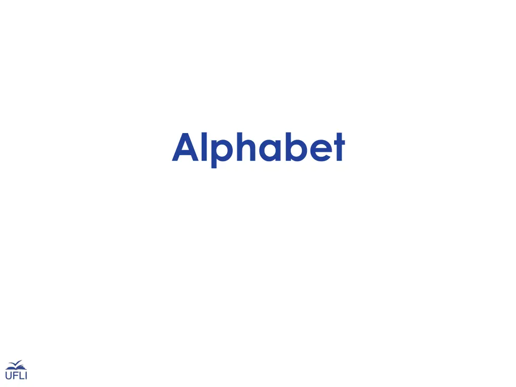 alphabet