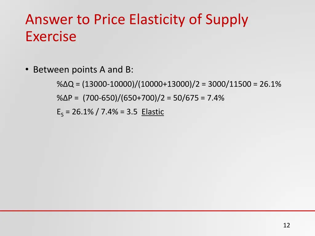 answer to price elasticity of supply exercise