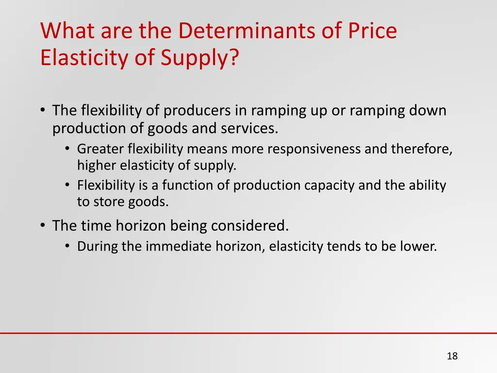 what are the determinants of price elasticity 1