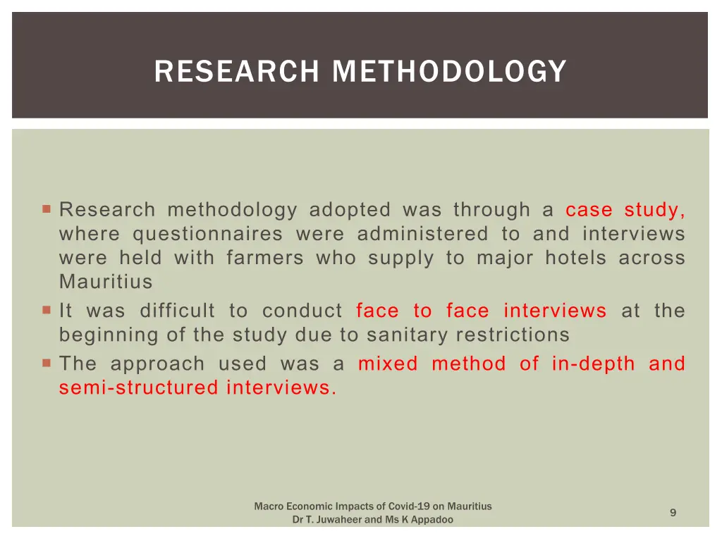 research methodology