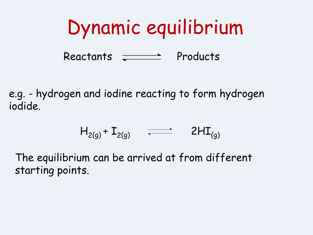 dynamic equilibrium