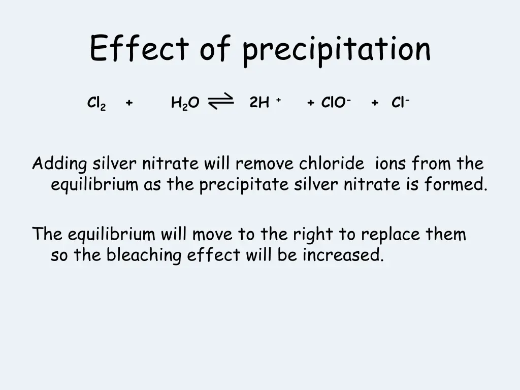 effect of precipitation