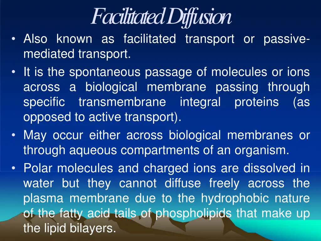 facilitateddiffusion