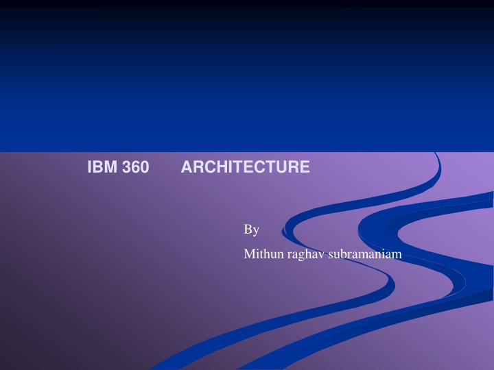 ibm 360 architecture