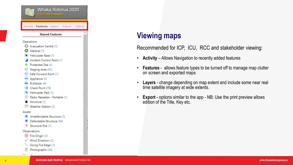 viewing maps