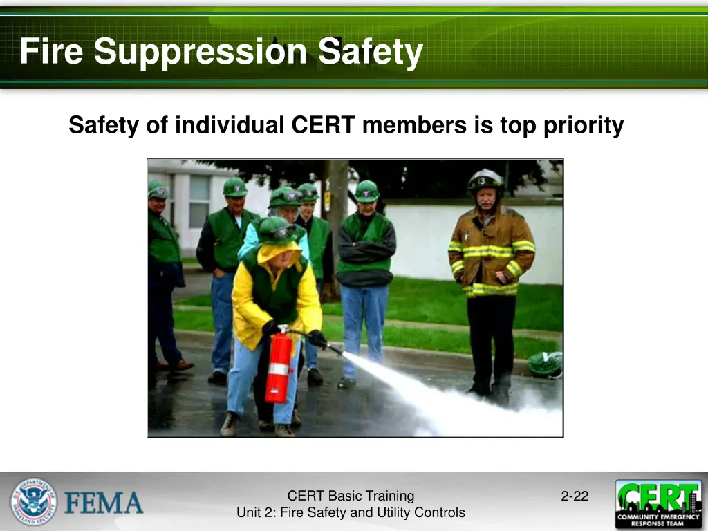 fire suppression safety