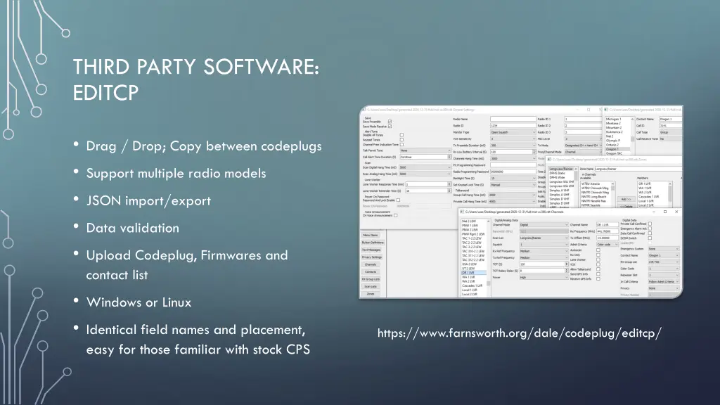 third party software editcp