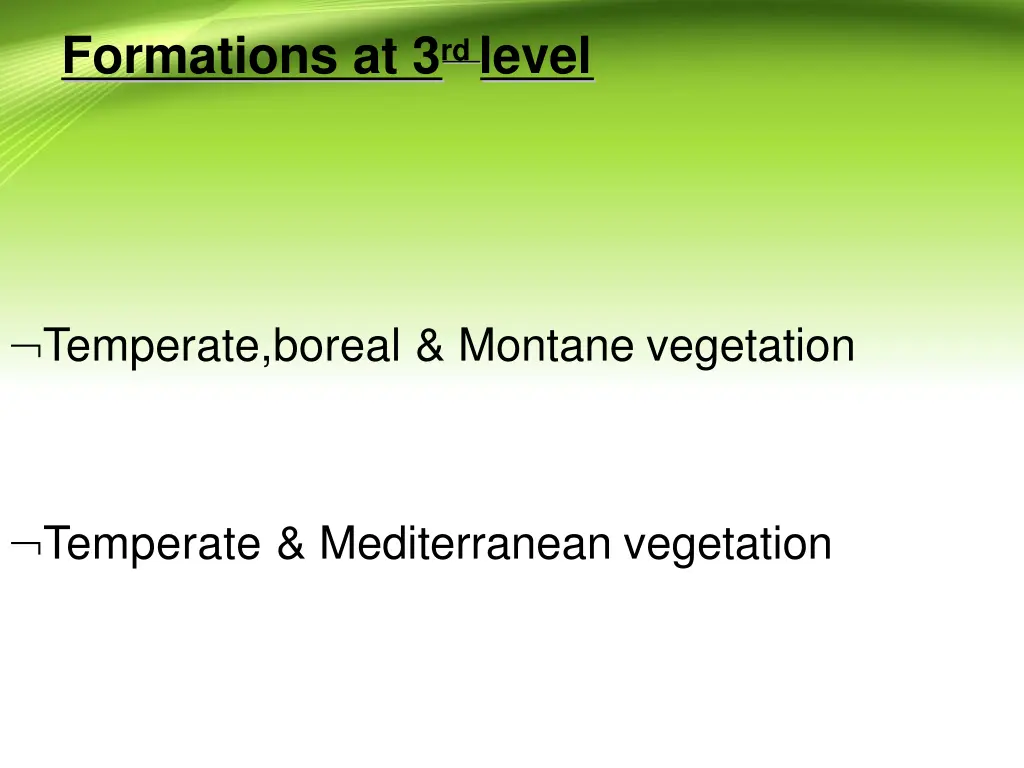 formations at 3 rd level