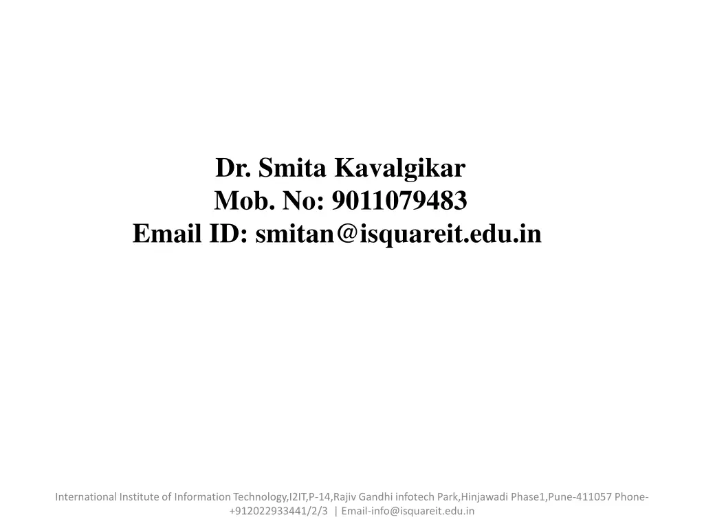 dr smita kavalgikar mob no 9011079483 email