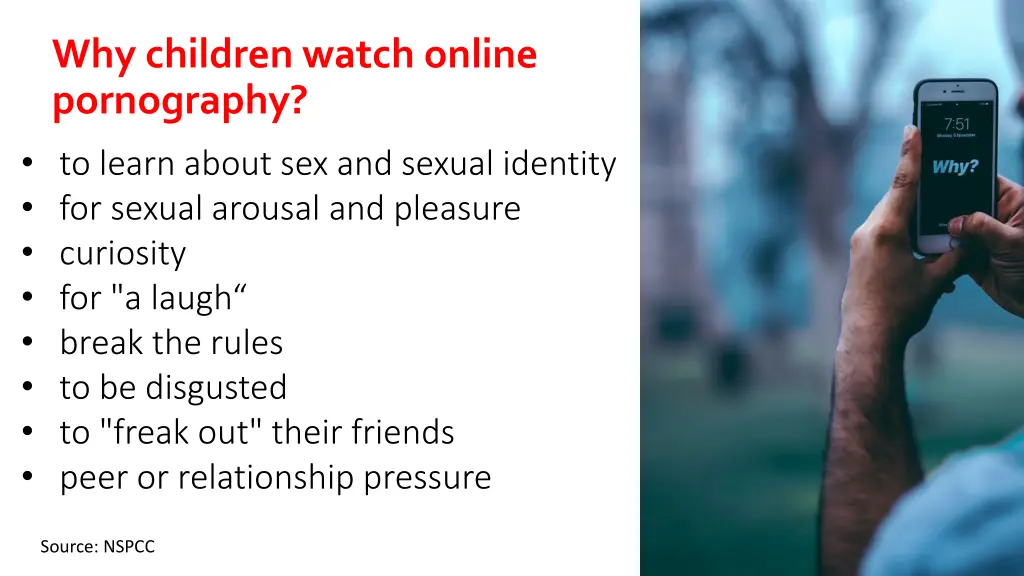 why children watch online pornography to learn