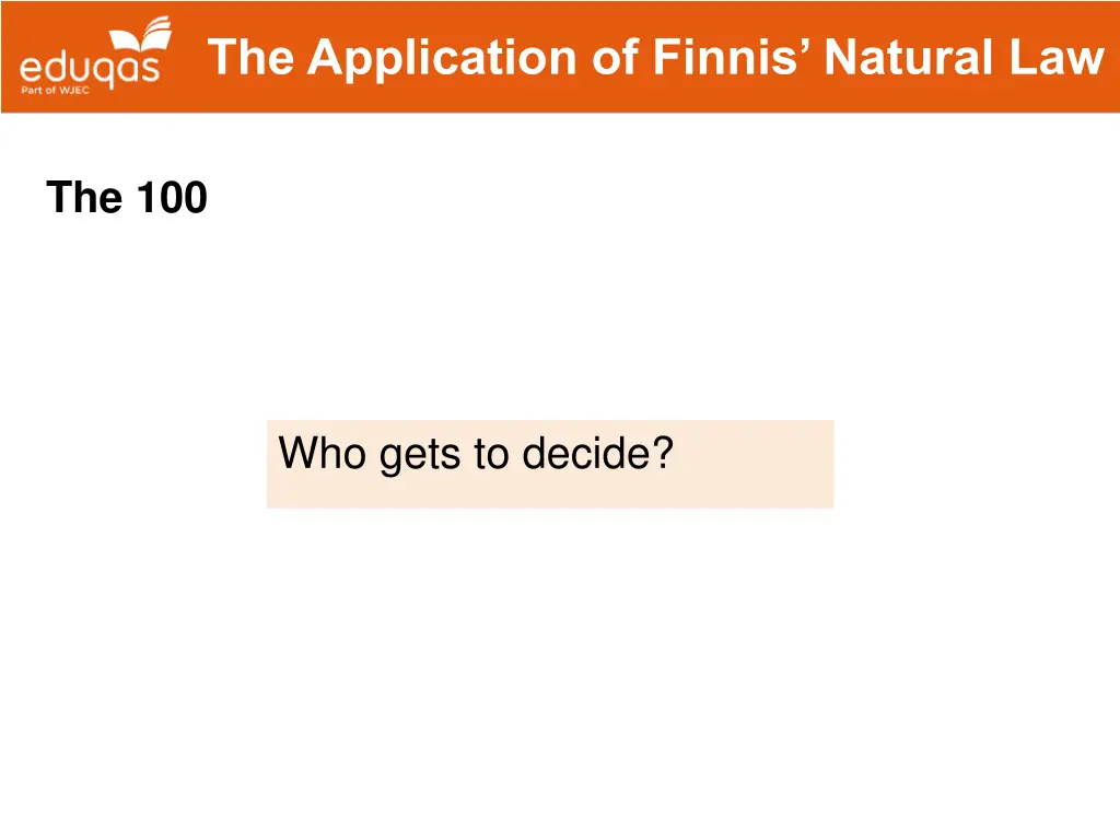 the application of finnis natural law 3