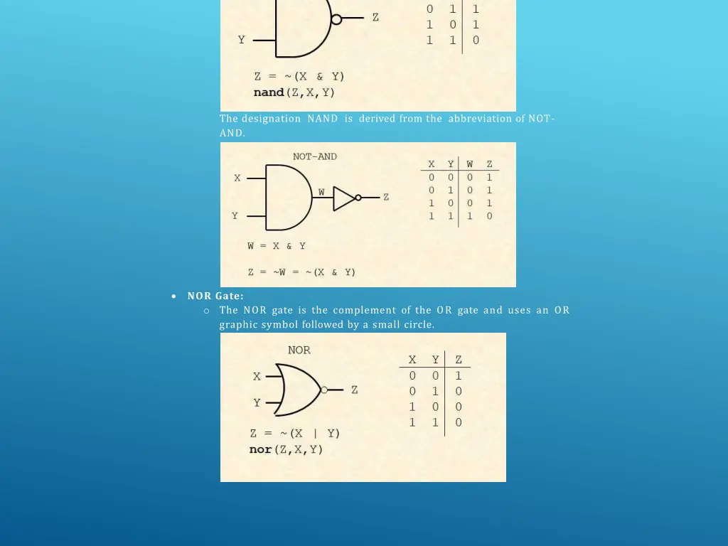 the designation nand is derived from