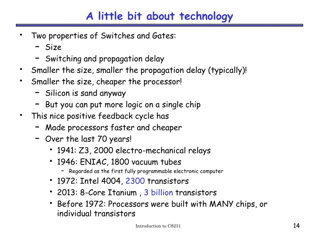 a little bit about technology