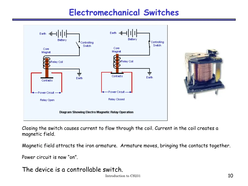 electromechanical switches