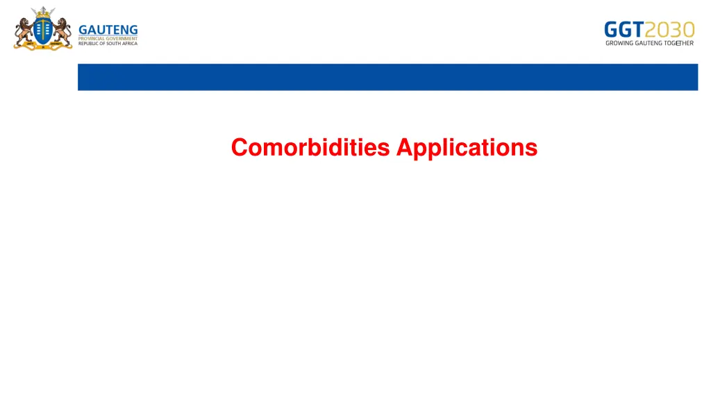 comorbidities applications