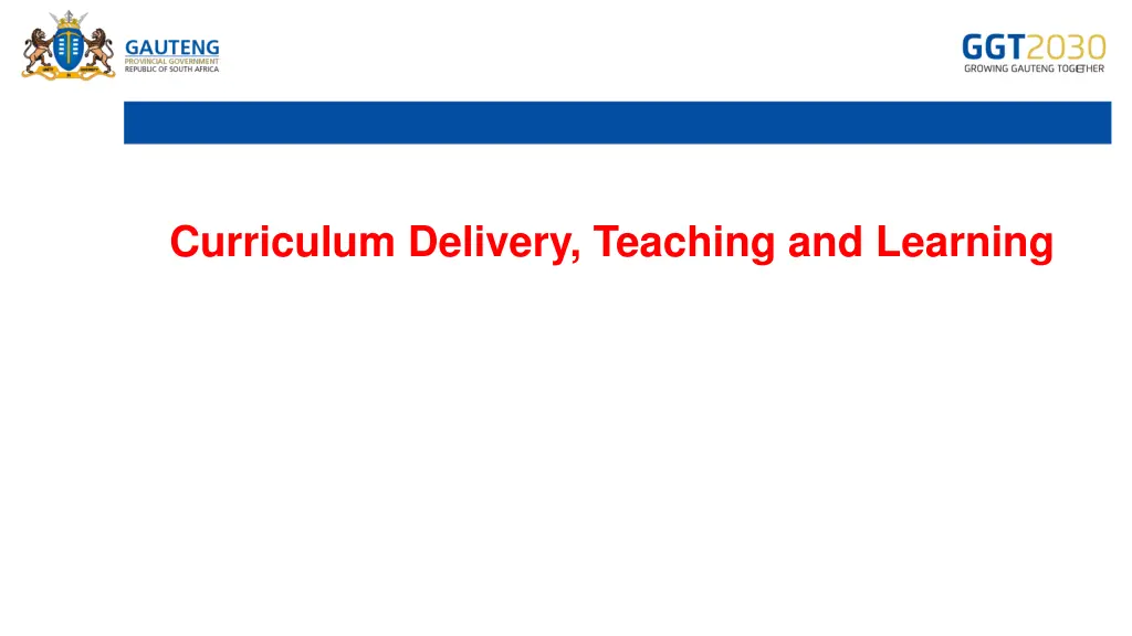 curriculum delivery teaching and learning