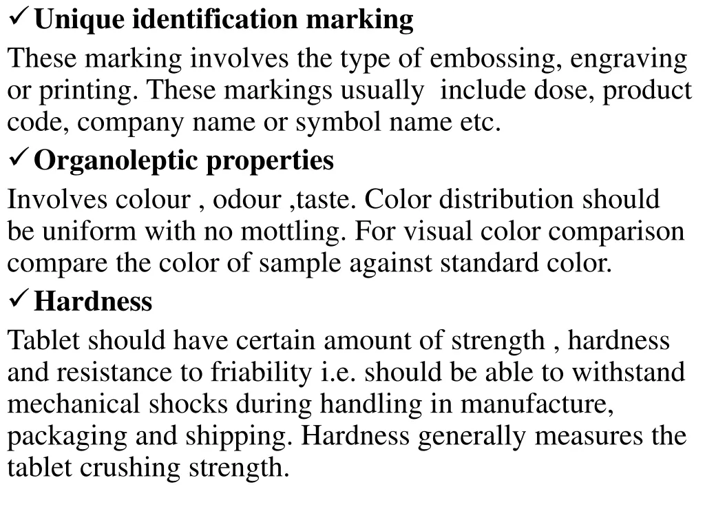 unique identification marking these marking