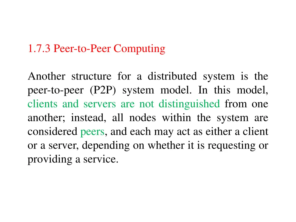 1 7 3 peer to peer computing