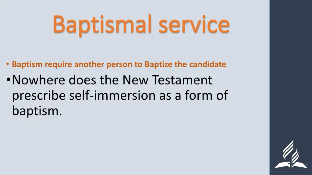 baptismal service baptismal service